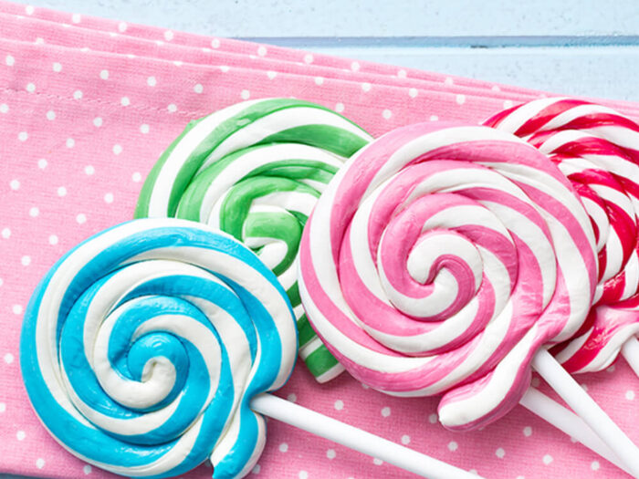Colored Lollipops